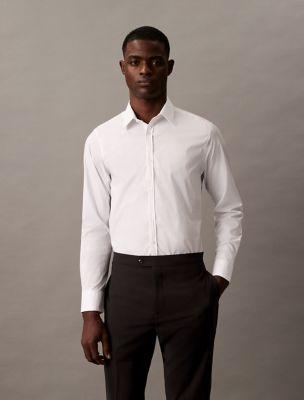 Steel Slim Button-Down Shirt by CALVIN KLEIN