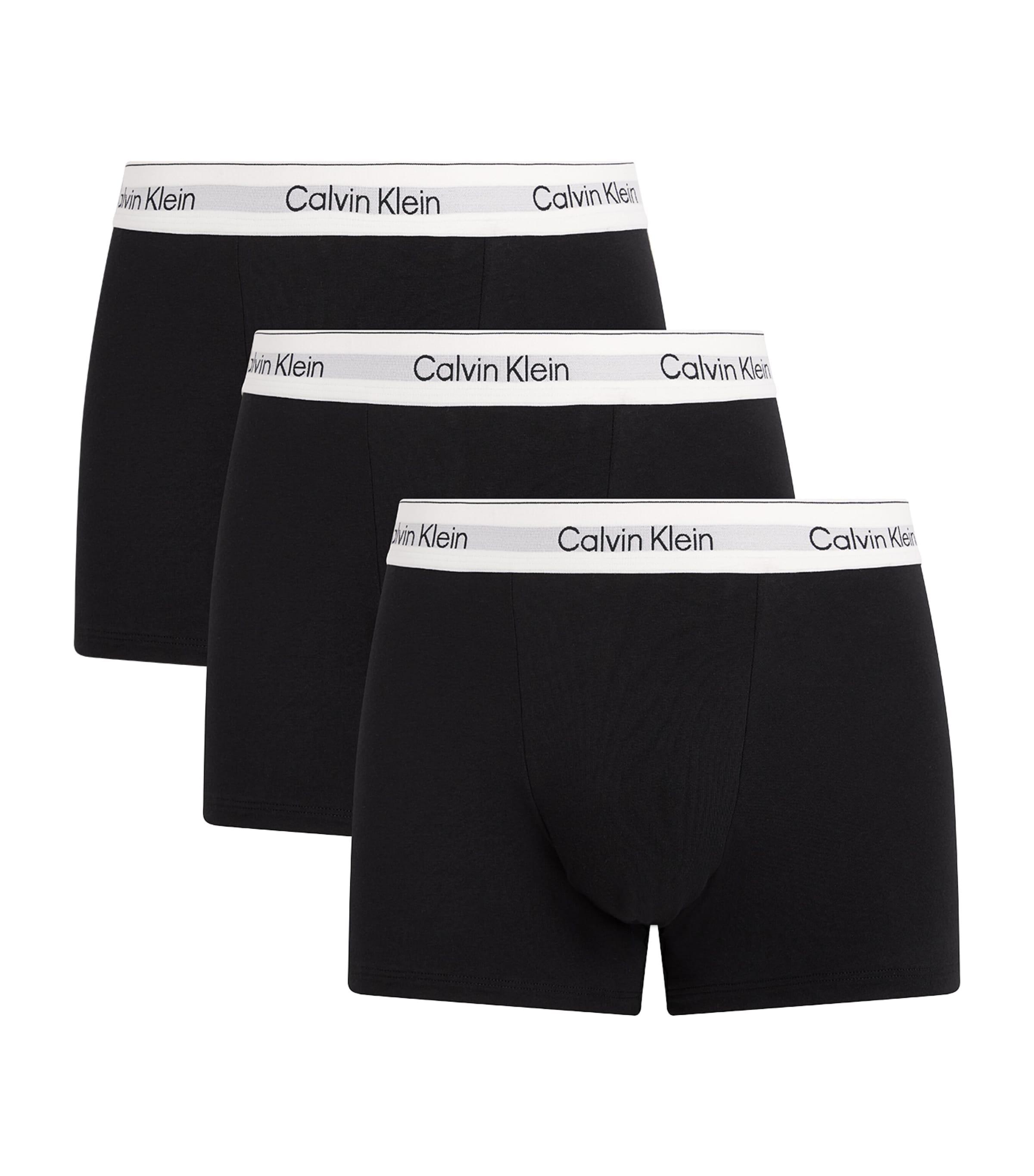 Stretch-Cotton Icon Boxer Briefs (Pack of 3) by CALVIN KLEIN