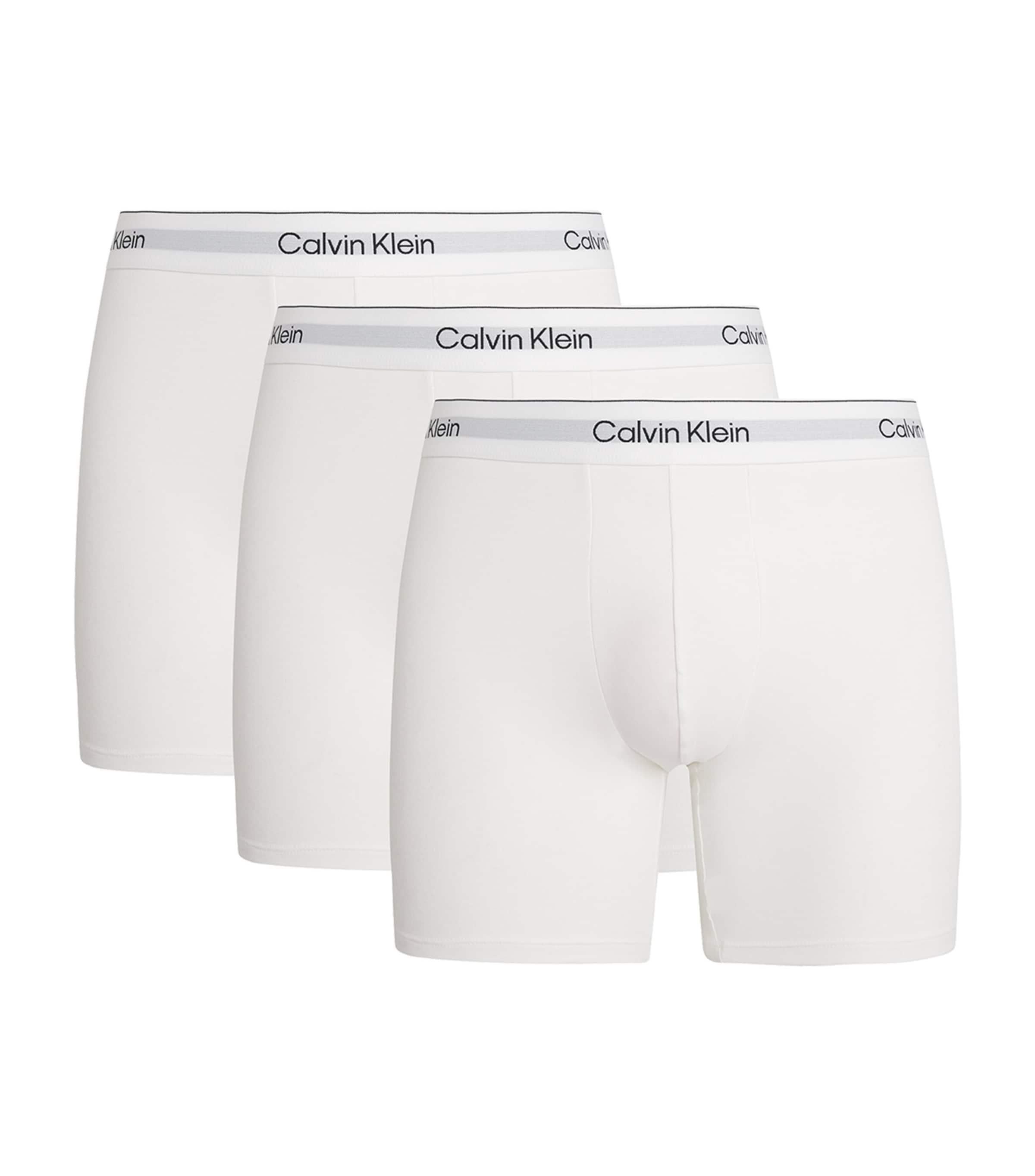 Stretch-Cotton Trunks (Pack of 3) by CALVIN KLEIN