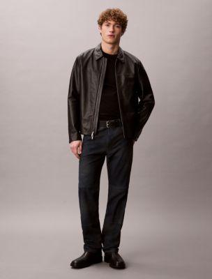 Suede 90s Straight Pants by CALVIN KLEIN