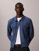 Suede 90s Trucker Jacket by CALVIN KLEIN