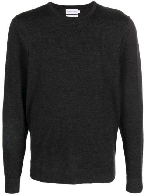 Superior wool crewneck jumper by CALVIN KLEIN