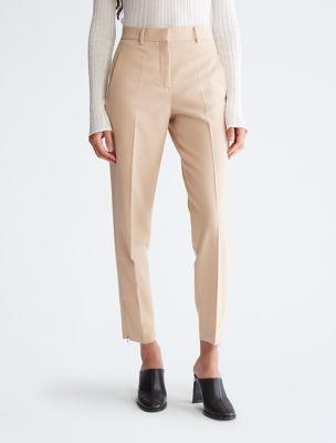 Tapered Cropped Ankle Pants by CALVIN KLEIN