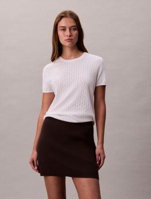 Tech Knit Mini Skirt by CALVIN KLEIN