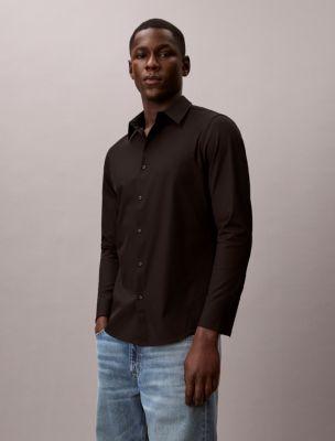 Tech Stretch Slim Button-Down Shirt by CALVIN KLEIN