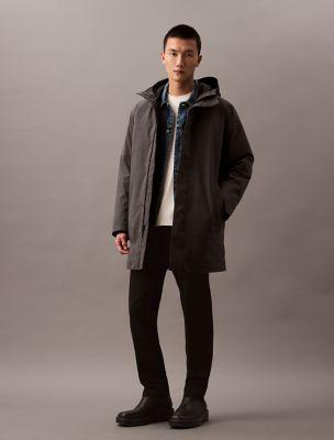 Tech Wool Blend Puffer Jacket by CALVIN KLEIN