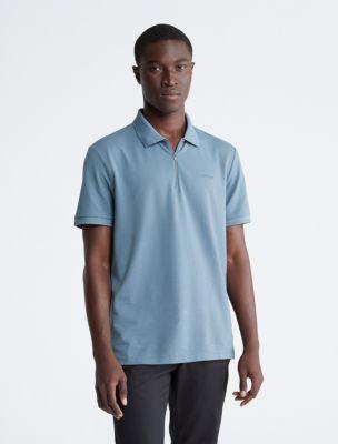 Tech Zip Polo Shirt by CALVIN KLEIN