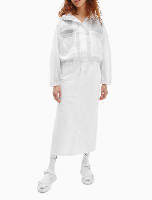 Transparent Windbreaker Jacket by CALVIN KLEIN
