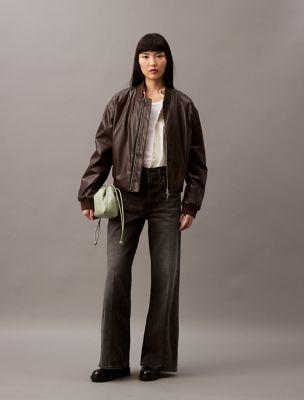 Ultra High Rise Wide Leg Fit Jeans by CALVIN KLEIN