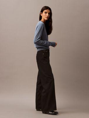 Ultra High Rise Wide Leg Jeans by CALVIN KLEIN