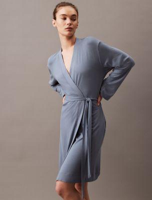 Ultra Light Lounge Robe by CALVIN KLEIN