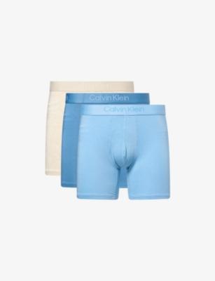 Ultra Soft Pack of Three Modal-Jersey Boxer Briefs by CALVIN KLEIN