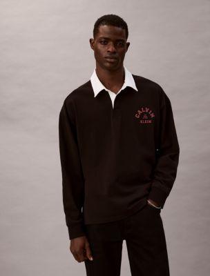 Varsity Logo Graphic Polo Shirt by CALVIN KLEIN