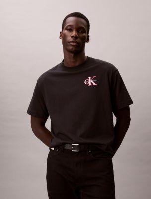 Velvet Monologo Relaxed T-Shirt by CALVIN KLEIN