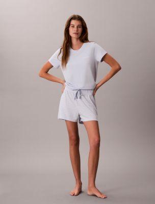 Viscose Cotton Blend Tee and Shorts Set by CALVIN KLEIN