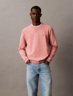 Washed Terry Classic Sweatshirt by CALVIN KLEIN
