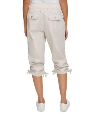 Women's Convertible Cargo Capri Pants by CALVIN KLEIN
