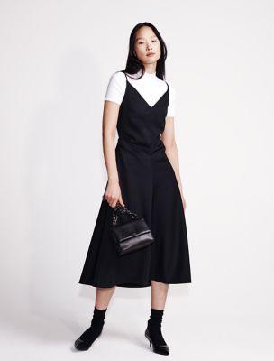 Wool Blend Tailored Dress by CALVIN KLEIN