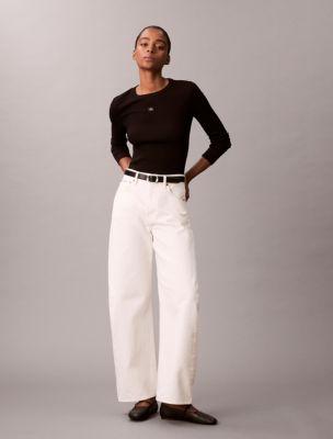 Woven Monologo Classic T-Shirt by CALVIN KLEIN