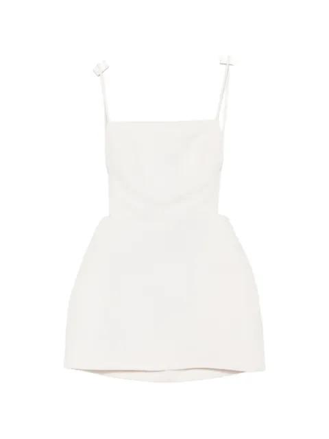 backless spaghetti-strap mini dress by CALVIN KLEIN