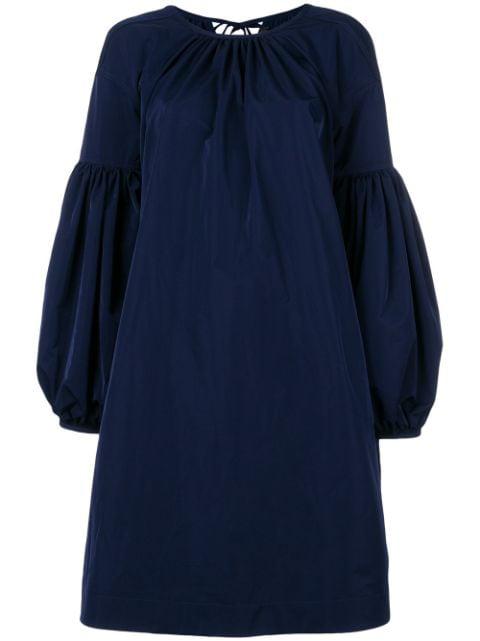 bell-sleeved dress by CALVIN KLEIN