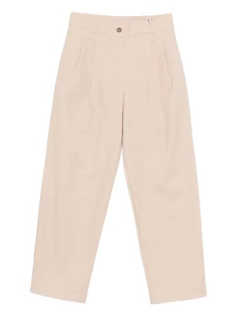 button pleated trousers by CALVIN KLEIN