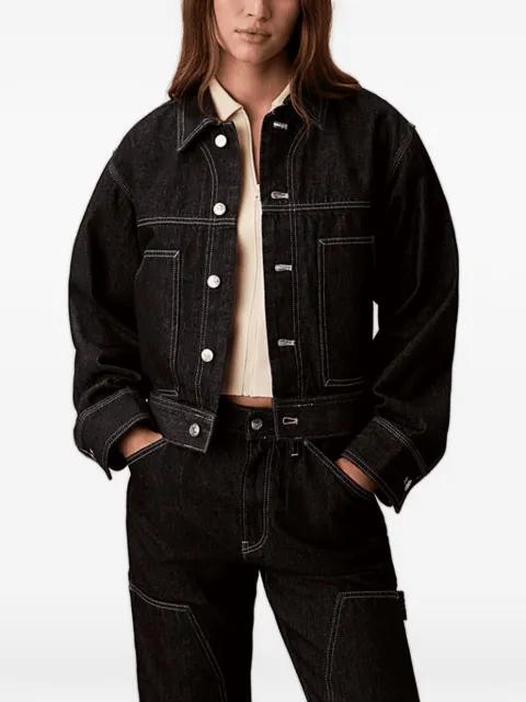 button-up denim jacket by CALVIN KLEIN
