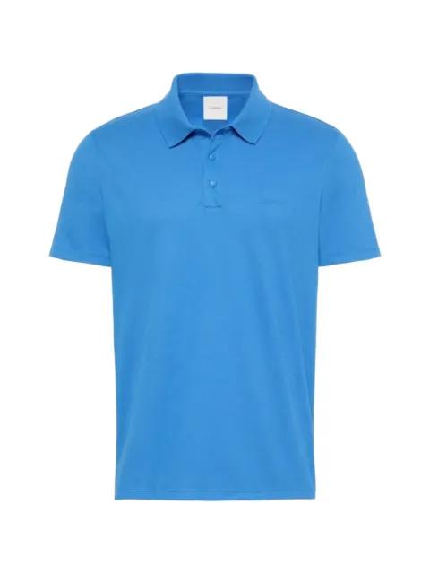 buttoned short-sleeve polo shirt by CALVIN KLEIN