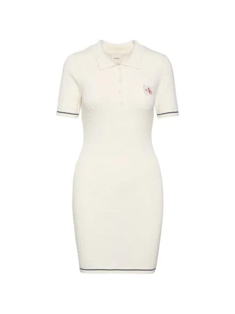cable-knit mini dress by CALVIN KLEIN