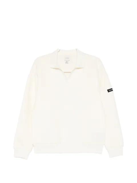 collar long-sleeve top by CALVIN KLEIN