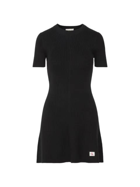 crepe mini dress by CALVIN KLEIN
