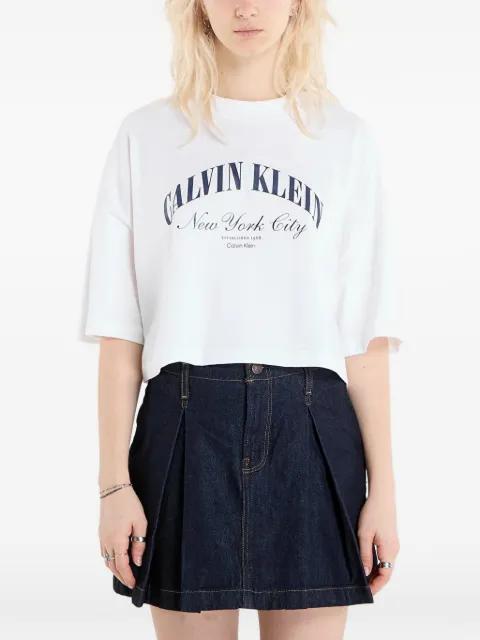 cropped T-shirt by CALVIN KLEIN