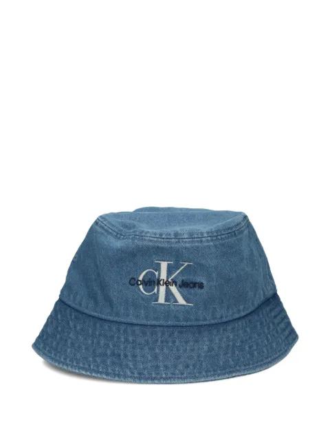 denim bucket hat by CALVIN KLEIN