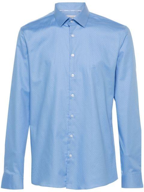 dot-print cotton shirt by CALVIN KLEIN