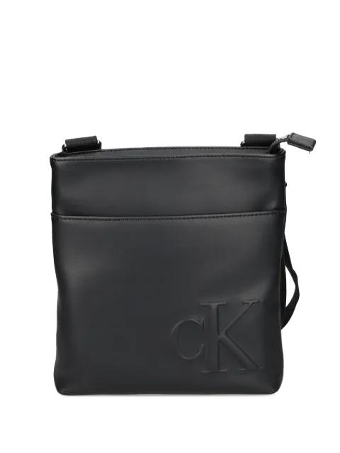 embossed-logo messenger bag by CALVIN KLEIN