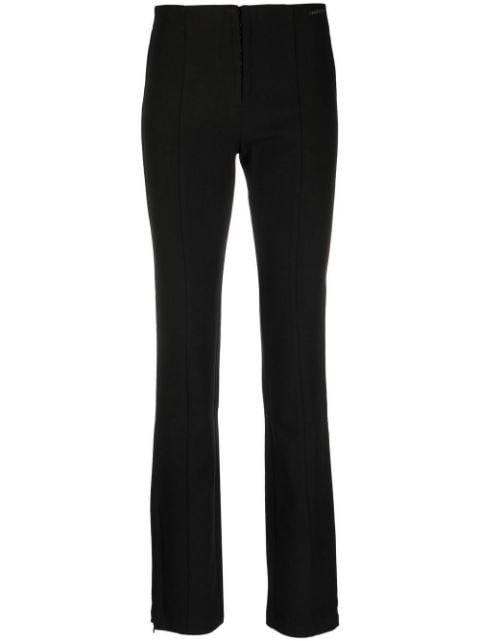 embroidered-logo high-waist trousers by CALVIN KLEIN