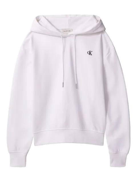 embroidered logo hoodie by CALVIN KLEIN