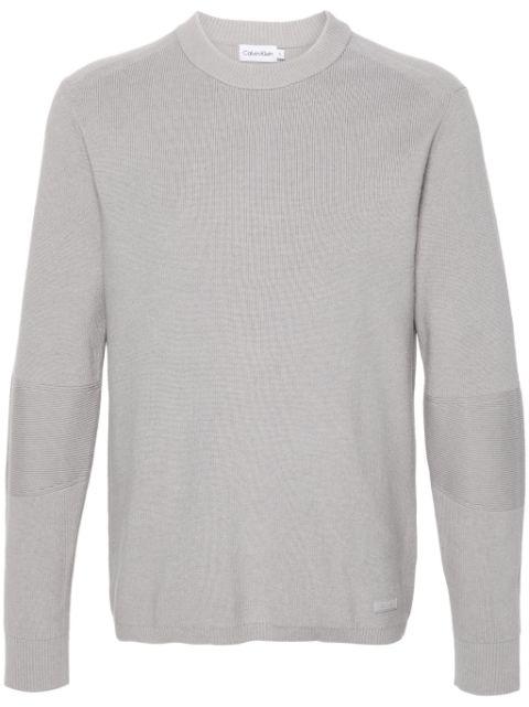 fine-knit crew-neck jumper by CALVIN KLEIN