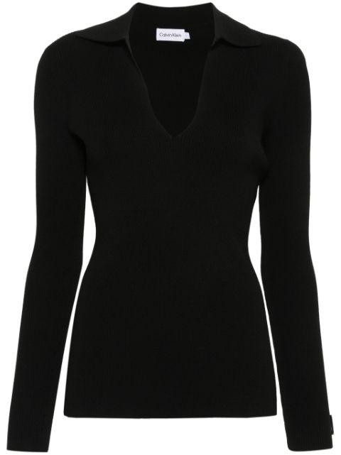 fine-ribbed jumper by CALVIN KLEIN