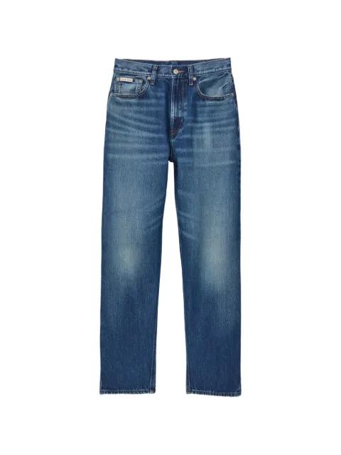 five-pockets button-fastening jeans by CALVIN KLEIN