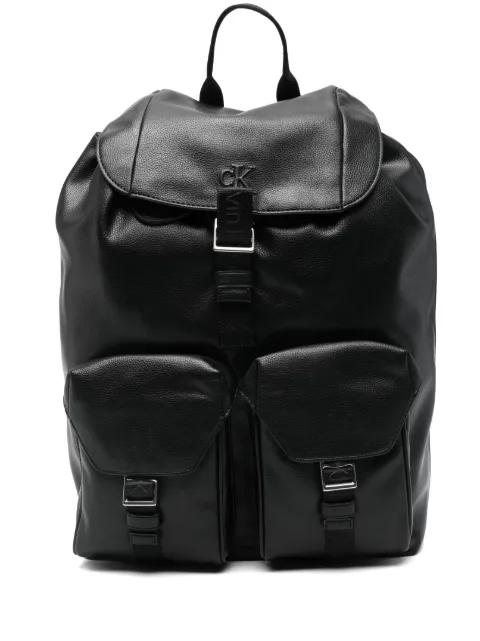 flap-pocket backpack by CALVIN KLEIN