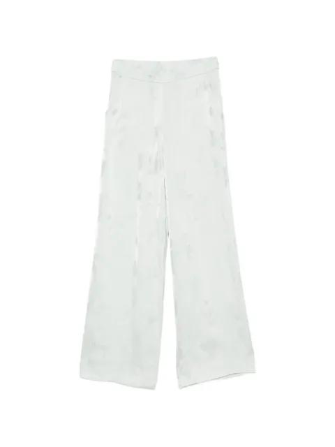 floral-jacquard trousers by CALVIN KLEIN