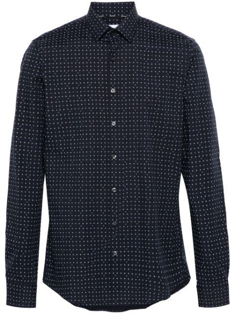 geometric-print cotton shirt by CALVIN KLEIN