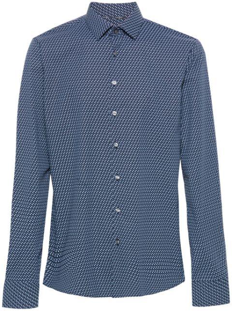 geometric-print cotton shirt by CALVIN KLEIN