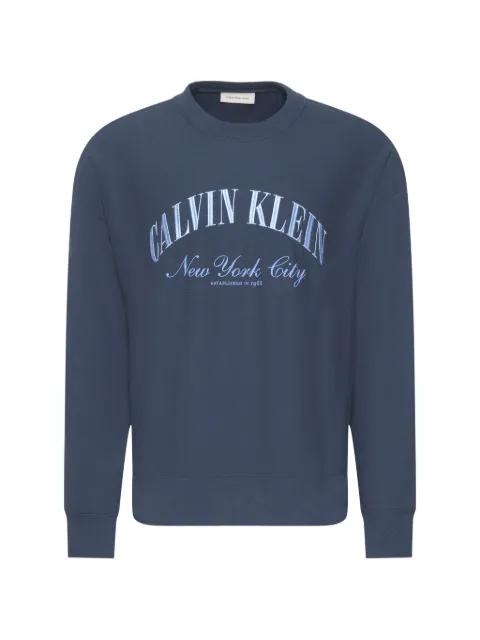 graphic-print sweater by CALVIN KLEIN