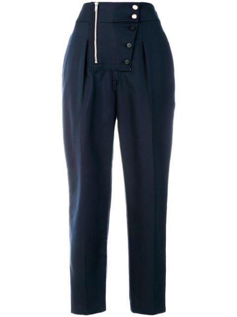 high waisted trousers by CALVIN KLEIN