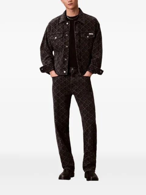 jacquard denim jacket by CALVIN KLEIN