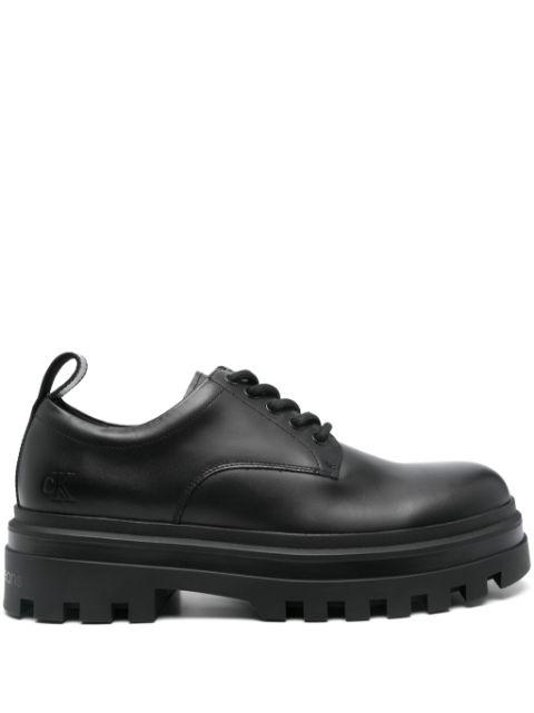 leather derby shoes by CALVIN KLEIN