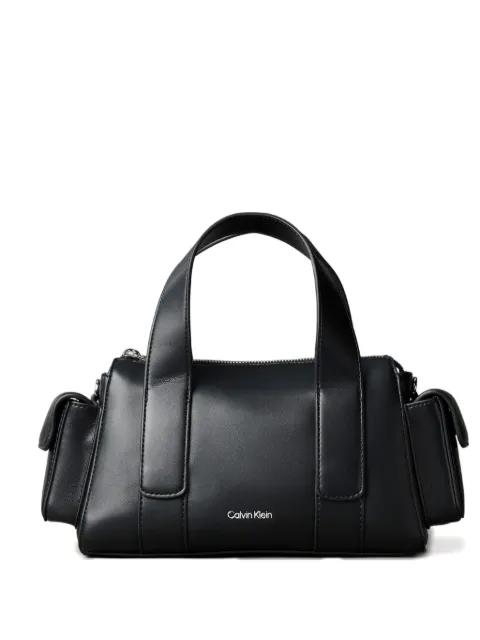 leather tote bag by CALVIN KLEIN