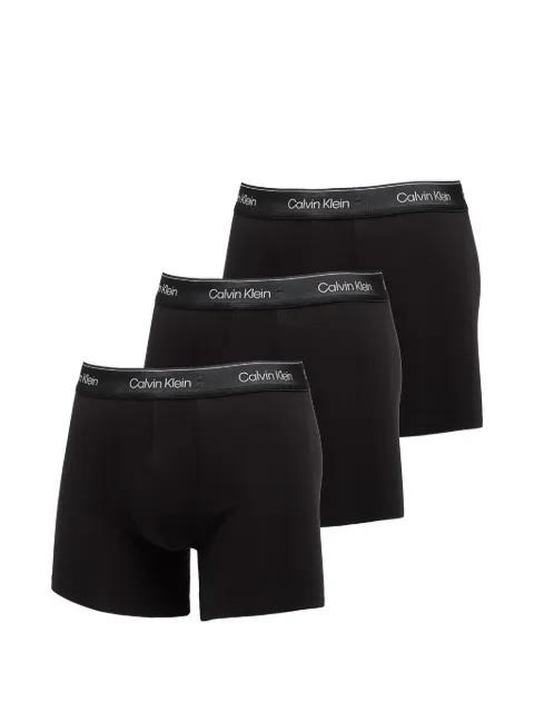 logo boxers set (set of three) by CALVIN KLEIN